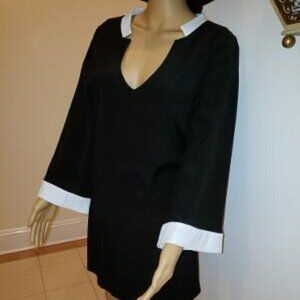 Black Loose Maternity Dress